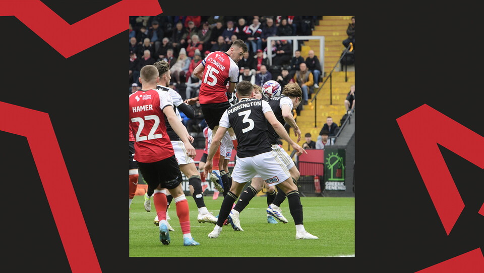 A match image from City's 0-0 home draw against Exeter City.