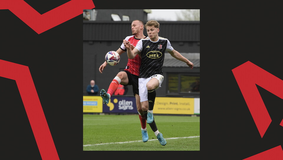 A match image from City's 0-0 home draw against Exeter City.