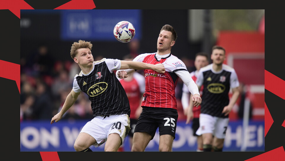 A match image from City's 0-0 home draw against Exeter City.