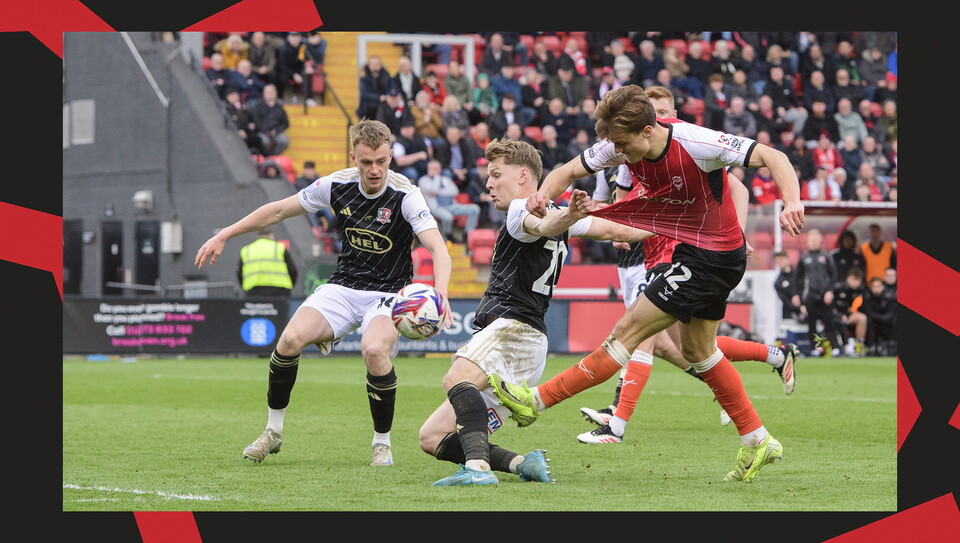 A match image from City's 0-0 home draw against Exeter City.