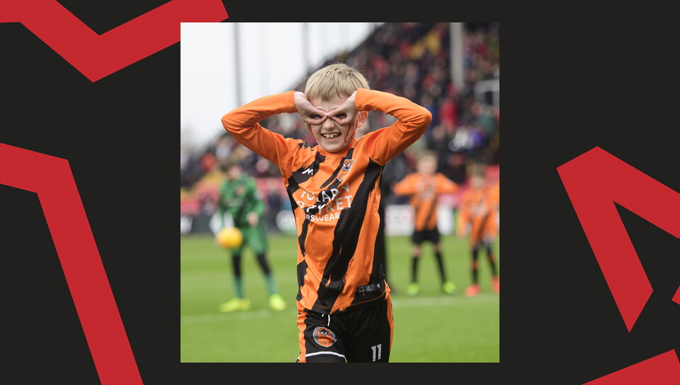 A matchday experience image from the Imps' 0-0 home draw against Exeter City
