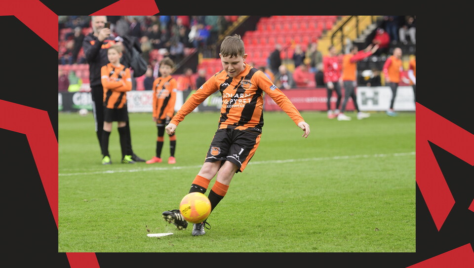 A matchday experience image from the Imps' 0-0 home draw against Exeter City