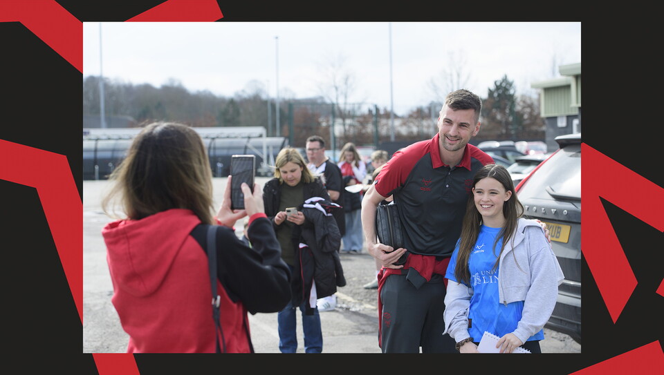 A fans image from City's 0-0 home draw against Exeter City.