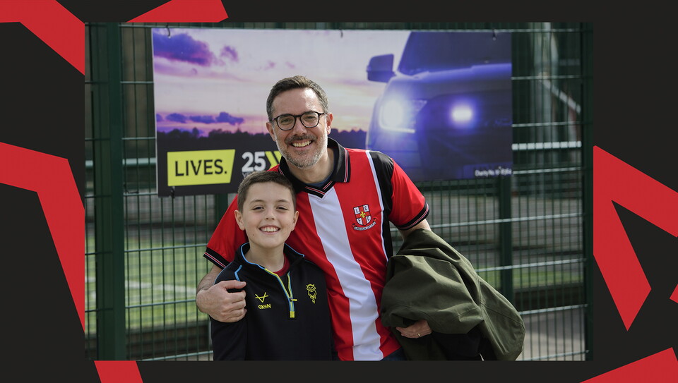 A fans image from City's 0-0 home draw against Exeter City.