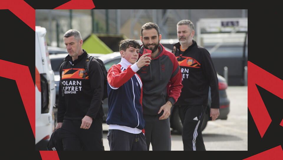 A fans image from City's 0-0 home draw against Exeter City.