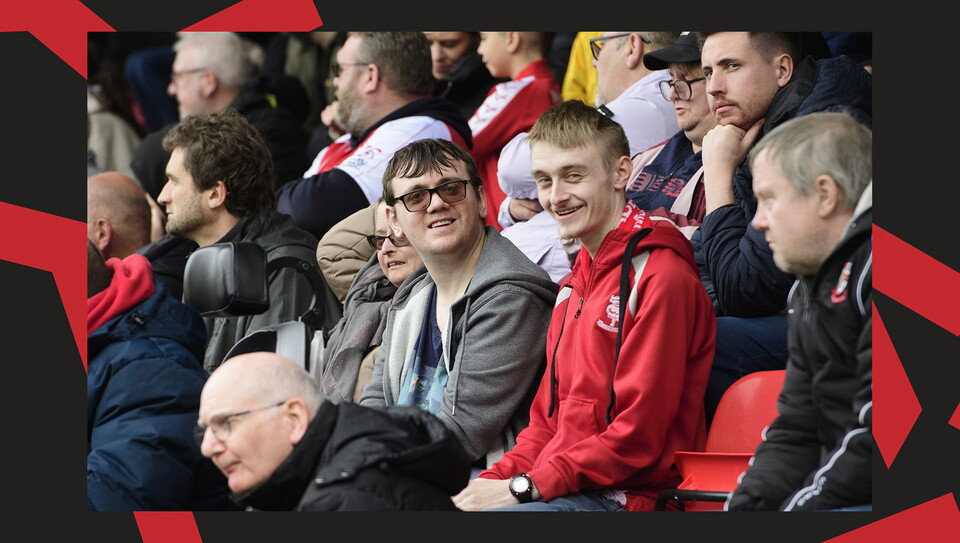 A fans image from City's 0-0 home draw against Exeter City.