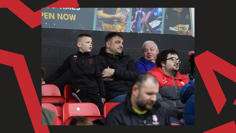 A fans image from City's 0-0 home draw against Exeter City.