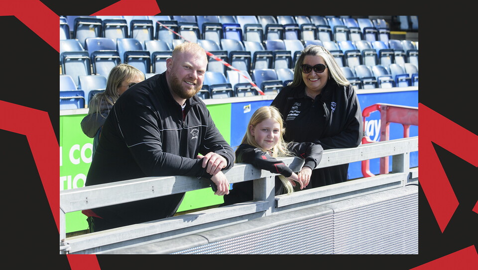 A crowd photo from the Imps' away game at Wycombe Wanderers.