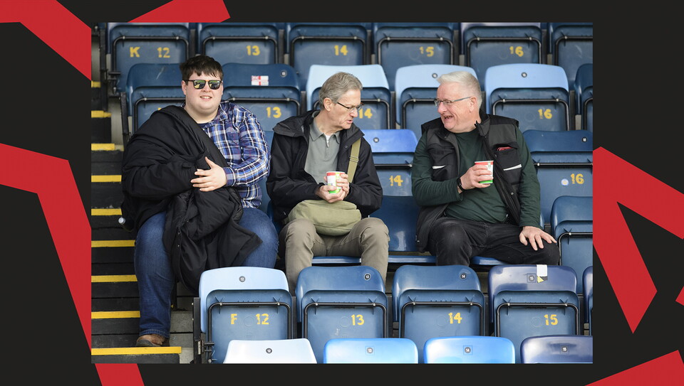 A crowd photo from the Imps' away game at Wycombe Wanderers.