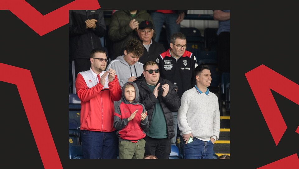 A crowd photo from the Imps' away game at Wycombe Wanderers.