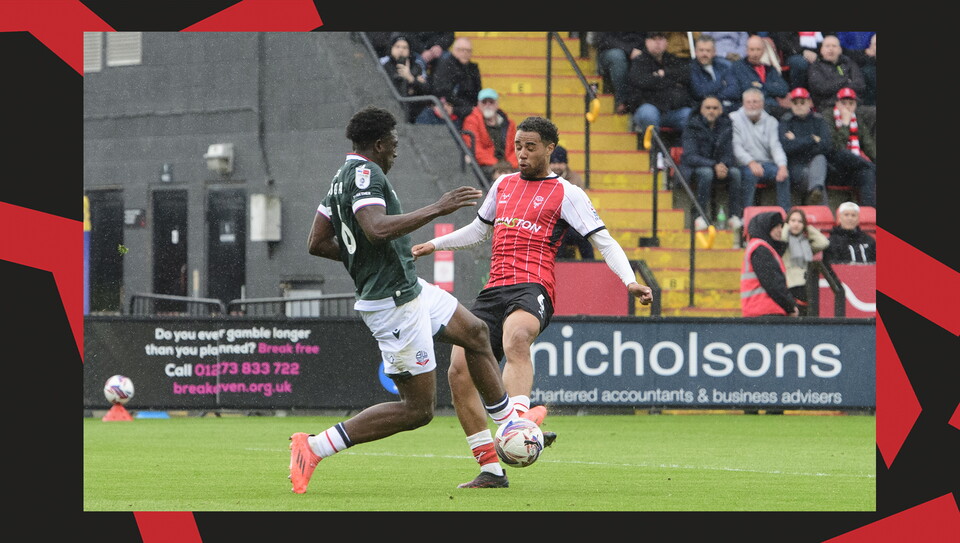 A match photo from City's 4-2 home win against Bolton Wanderers.