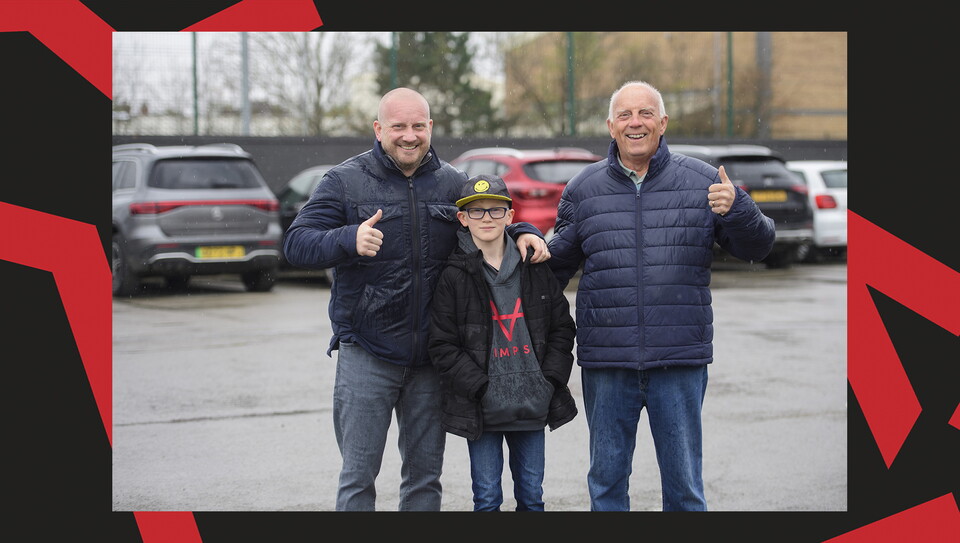 A fans photo from City's home game against Bolton Wanderers.