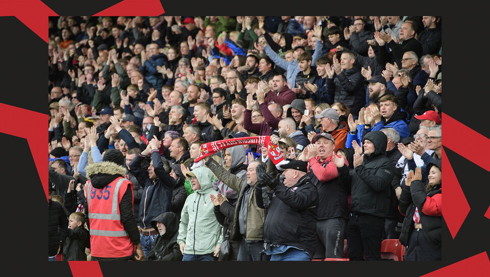A fans photo from City's home game against Bolton Wanderers.