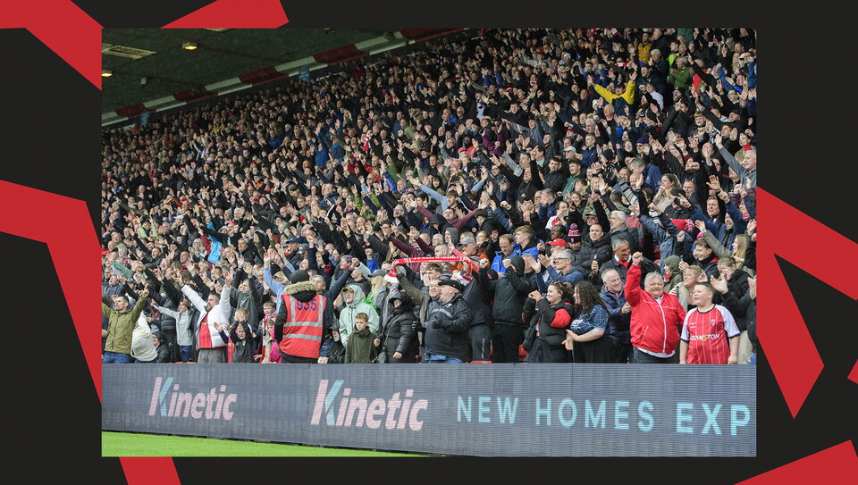 A fans photo from City's home game against Bolton Wanderers.