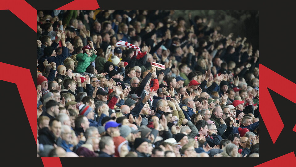 A fans photo from City's home game against Bolton Wanderers.