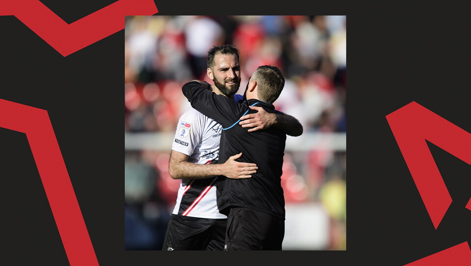 Action from Charlton Athletic v Lincoln City