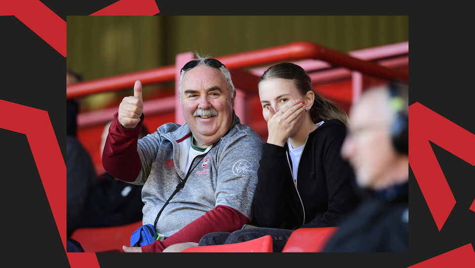 Lincoln City supporters at Charlton Athletic
