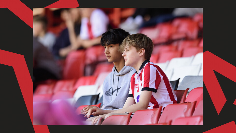 Lincoln City supporters at Charlton Athletic