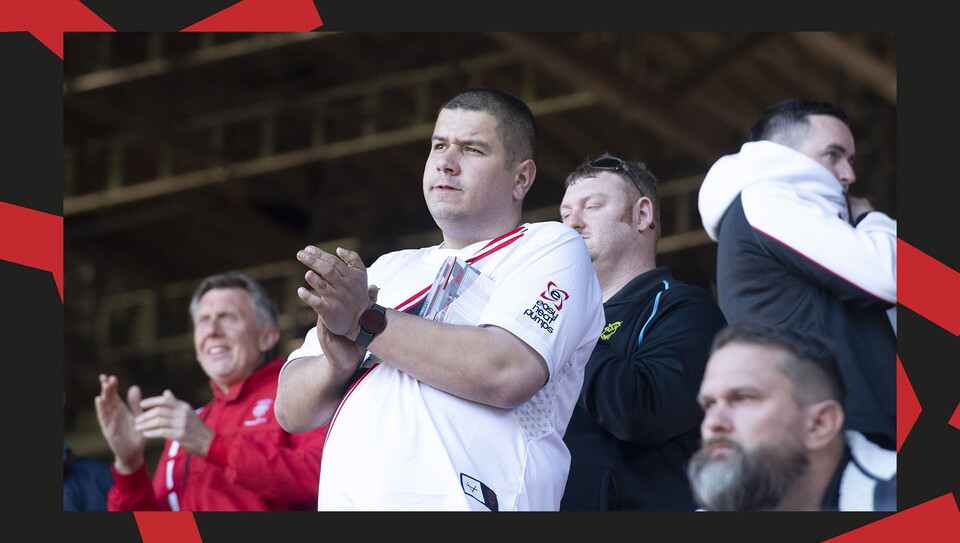 Lincoln City supporters at Charlton Athletic