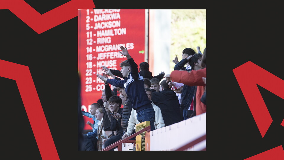 Lincoln City supporters at Charlton Athletic