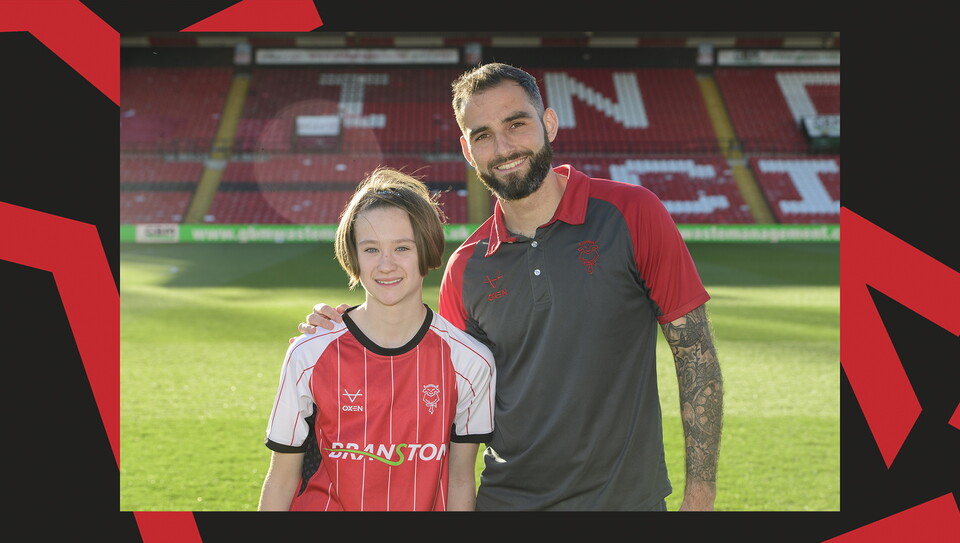 A matchday experience gallery from Lincoln's home game against Huddersfield Town.