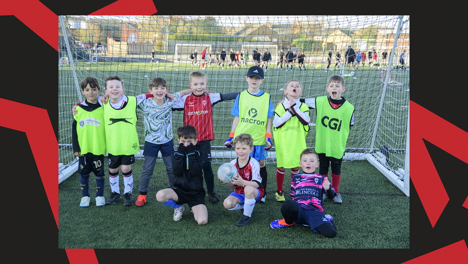 A matchday experience gallery from Lincoln's home game against Huddersfield Town.