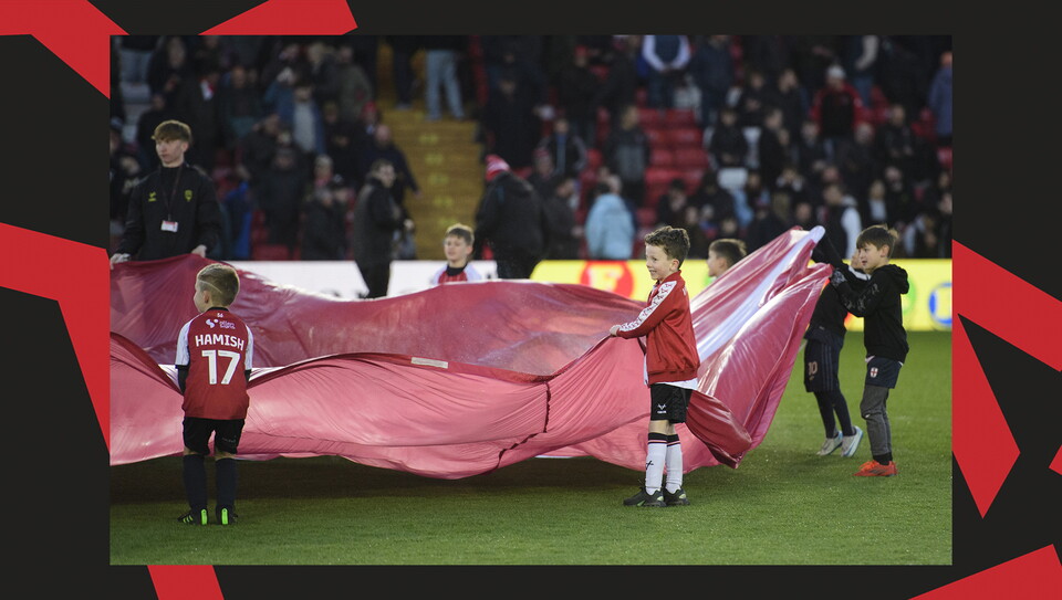 A matchday experience gallery from Lincoln's home game against Huddersfield Town.