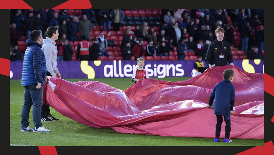 A matchday experience gallery from Lincoln's home game against Huddersfield Town.