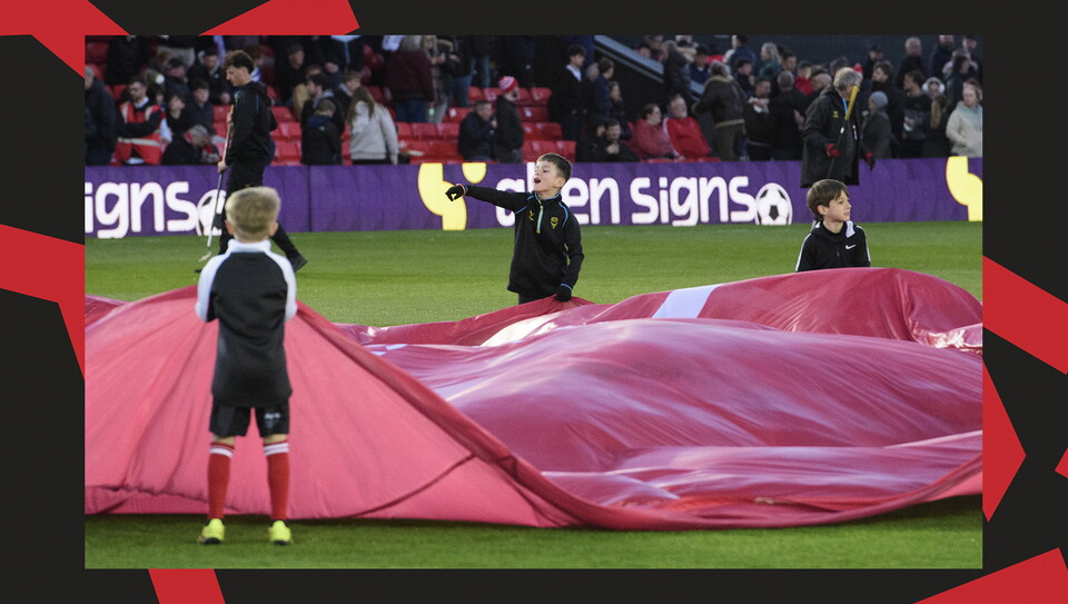 A matchday experience gallery from Lincoln's home game against Huddersfield Town.