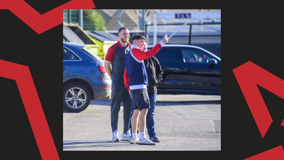 A fan image from City's home game against Huddersfield Town.