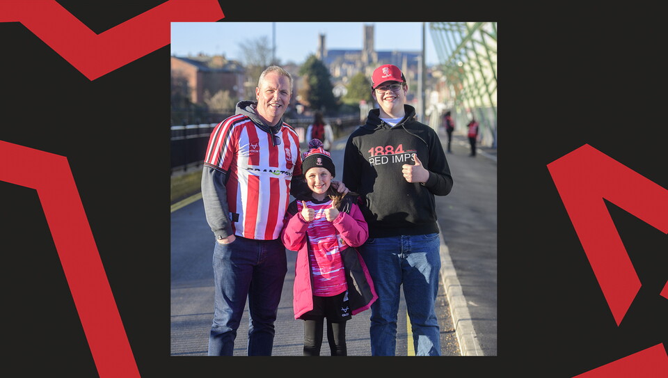 A fan image from City's home game against Huddersfield Town.