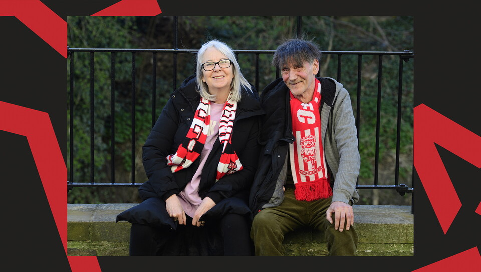 A fan image from City's home game against Huddersfield Town.