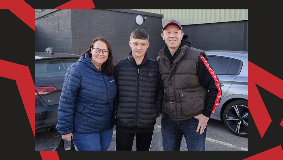 A fan image from City's home game against Huddersfield Town.