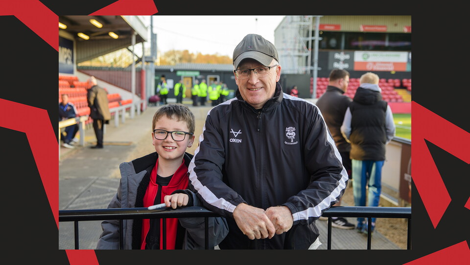 A fan image from City's home game against Huddersfield Town.
