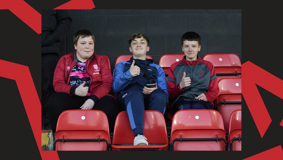 A fan image from City's home game against Huddersfield Town.