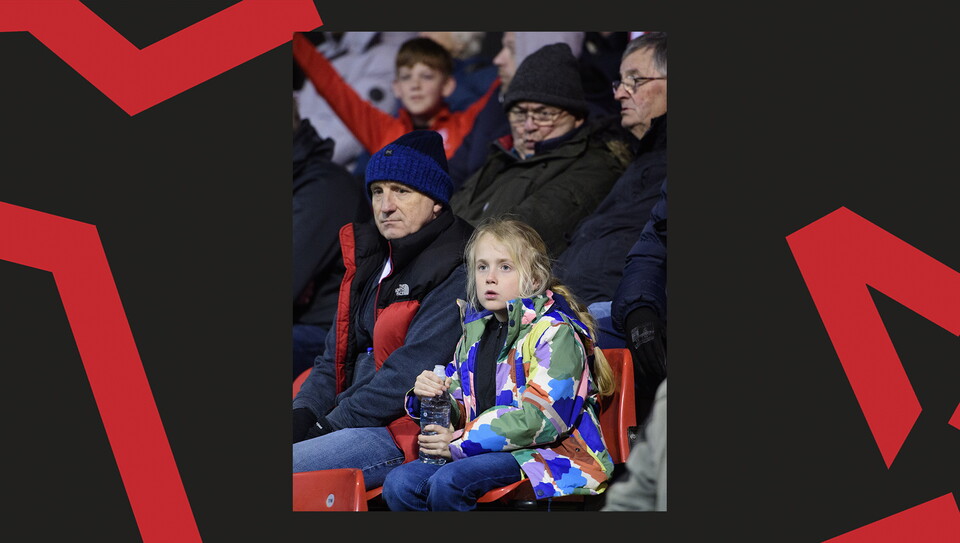 A fan image from City's home game against Huddersfield Town.