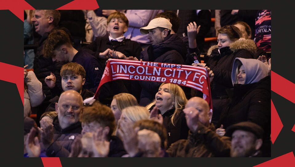 A fan image from City's home game against Huddersfield Town.