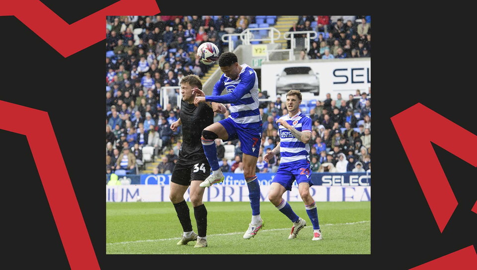 A match action image from City's 1-0 away success at Reading on Good Friday.