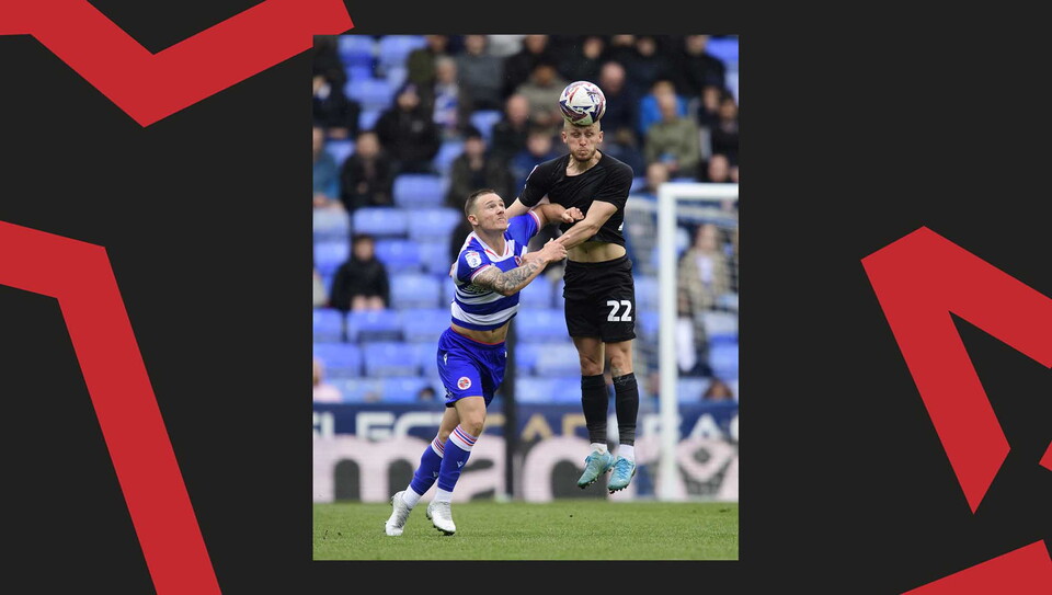 A match action image from City's 1-0 away success at Reading on Good Friday.