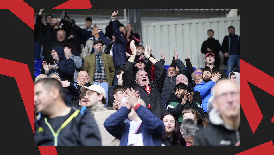 A fans image from City's 1-0 away success at Reading on Good Friday.