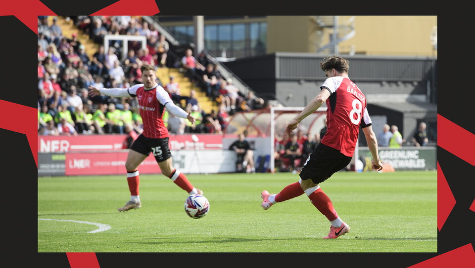 A match action image from City's 1-1 home draw against Shrewsbury Town.
