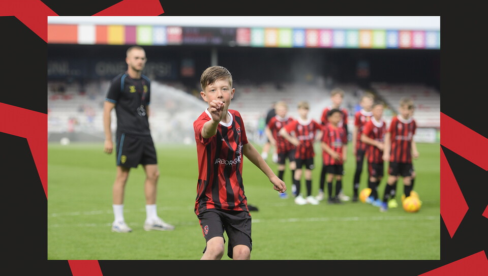 A matchday experience image from City's home game against Shrewsbury Town.