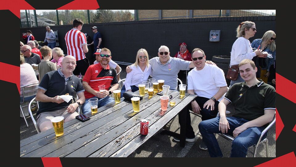 A fan image from City's home game against Shrewsbury Town.