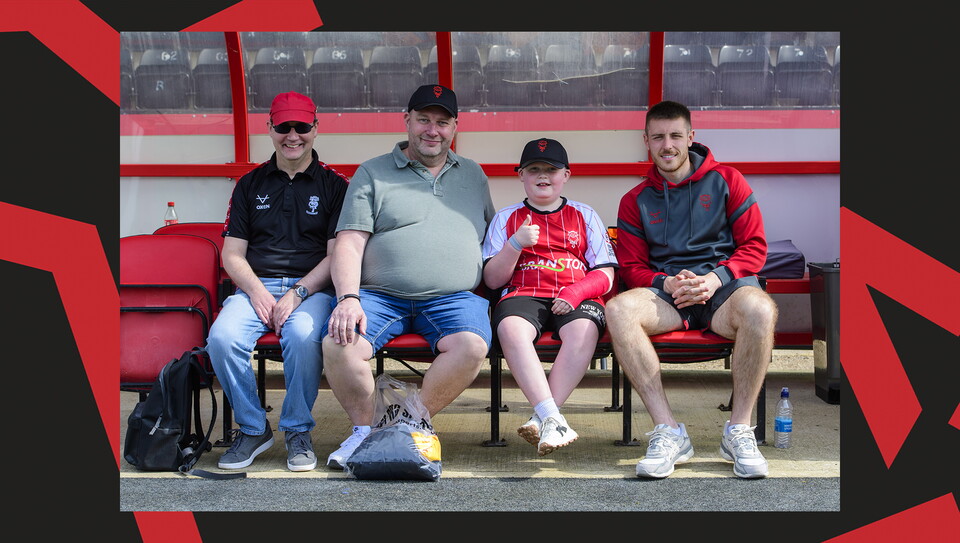 A fan image from City's home game against Shrewsbury Town.