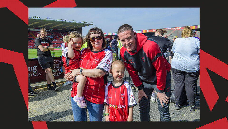 A fan image from City's home game against Shrewsbury Town.