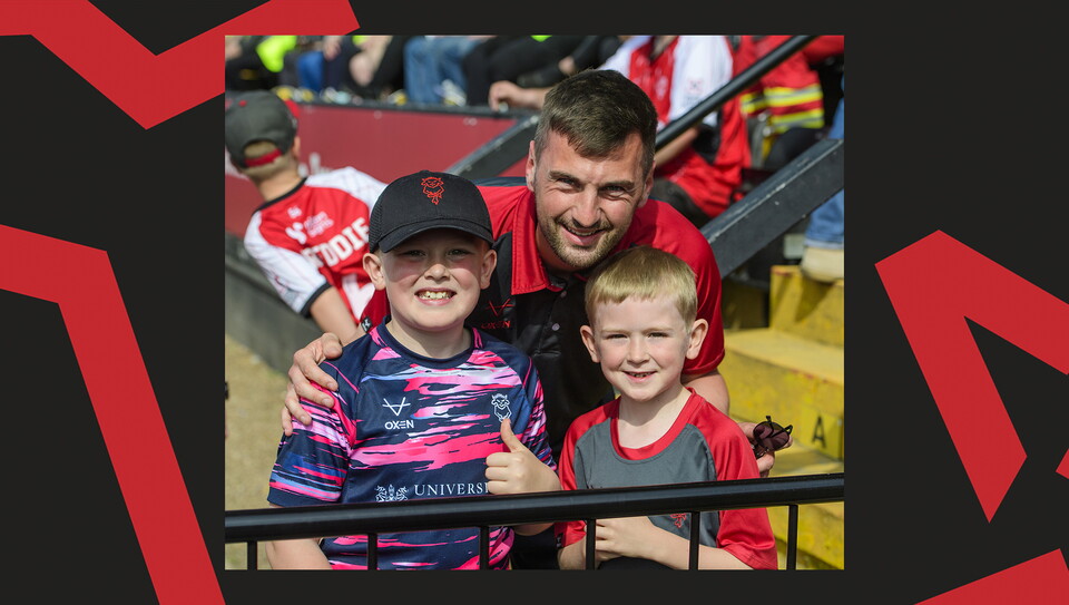 A fan image from City's home game against Shrewsbury Town.