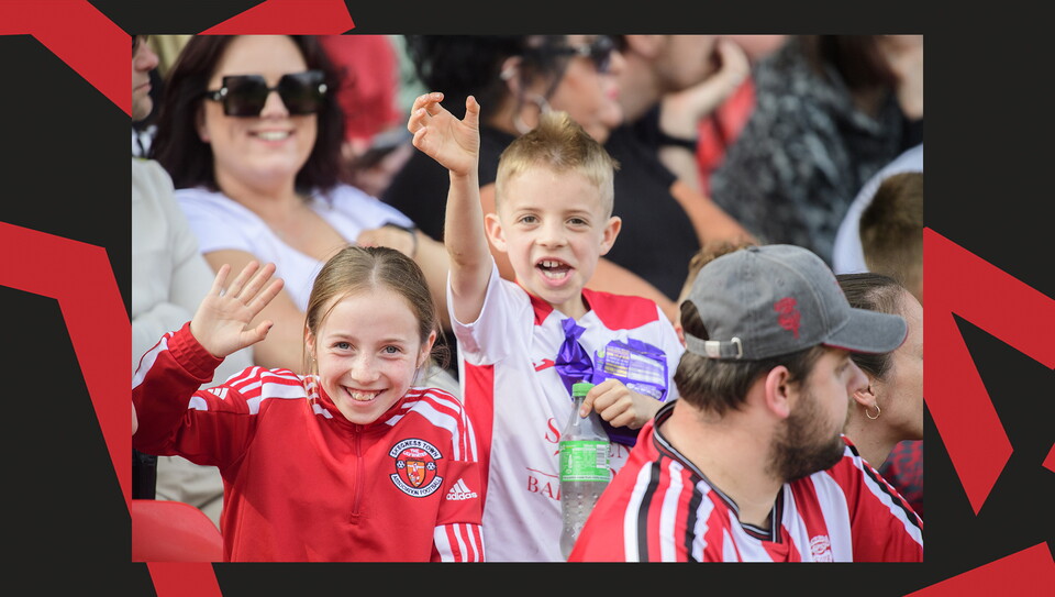 A fan image from City's home game against Shrewsbury Town.