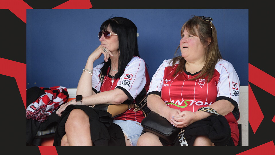 A fan image from City's home game against Shrewsbury Town.