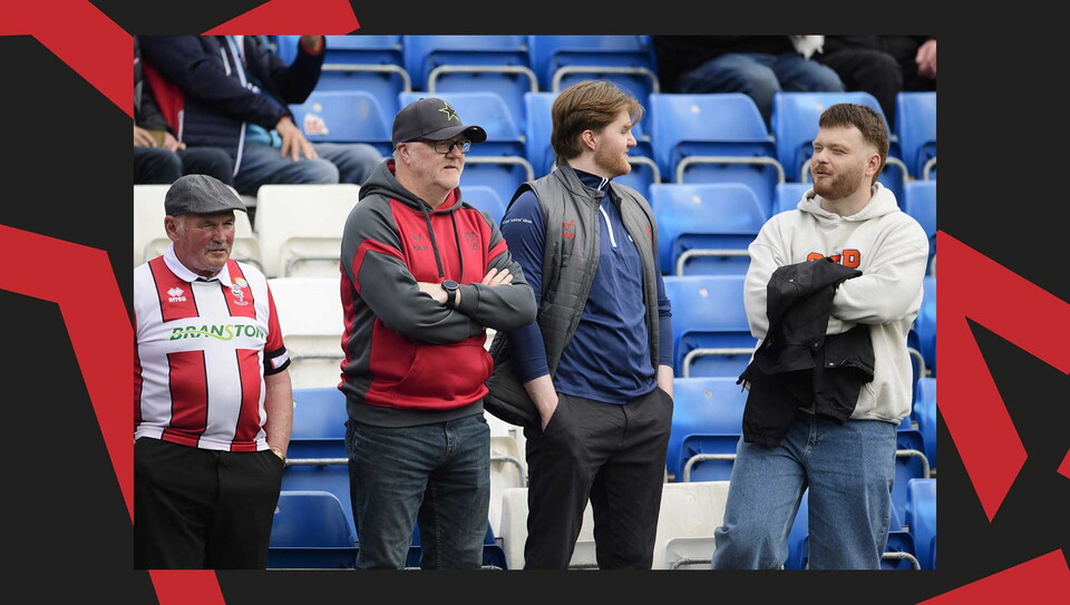 A fans photo from City's 3-2 away loss at promotion-chasing Stockport County.