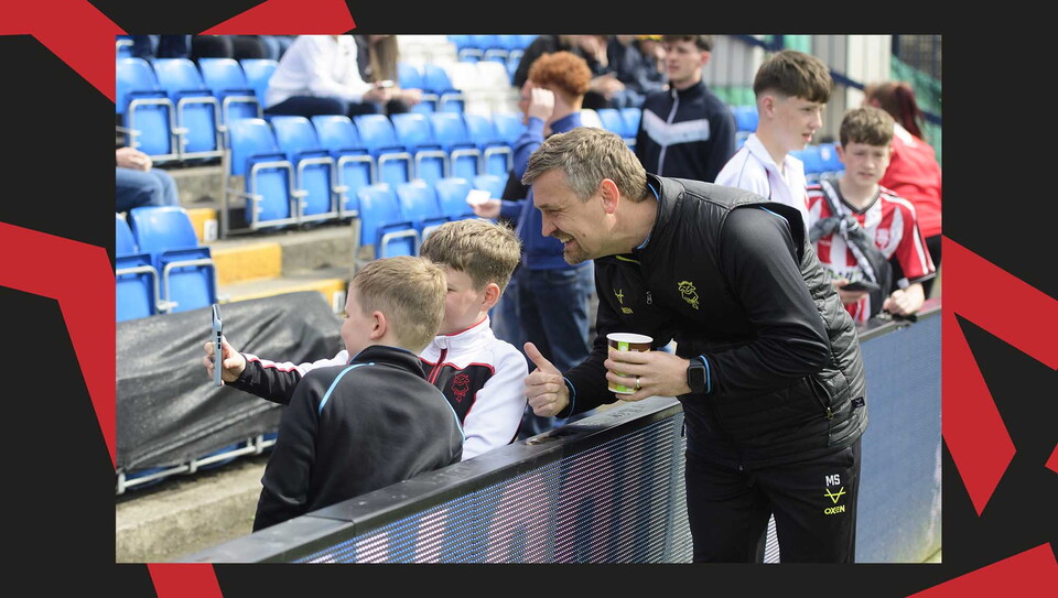 A fans photo from City's 3-2 away loss at promotion-chasing Stockport County.